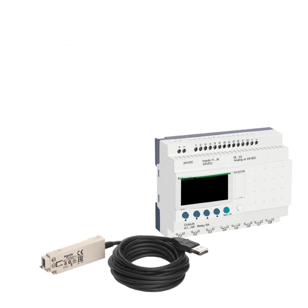 Starterkit, Zelio Logic, modulare Ausführung, 26 E/A, 24 VDC, Relaisa