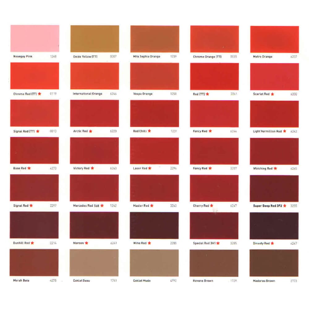 warna tobacco Beli Dana Paint Cat Otomotif 222-6787 Warna Standar Tobacco Brown 1L 1pc