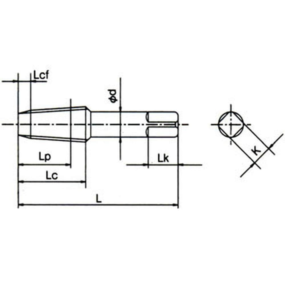 Beli OSG Taper Pipe for Pipe (Short Screw Long Shank for Difficult-to-Cut  Materials) (CPM-LT-S-TPT) CPM-LT-S-TPT PT3/4-14x150 1pc