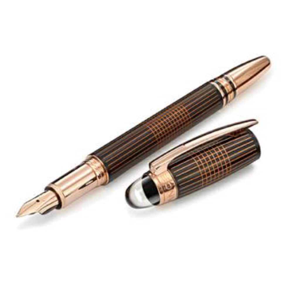 Montblanc Pulpen Starwalker Red Gold Plated Metal 106867 Fountain Pen 1pc