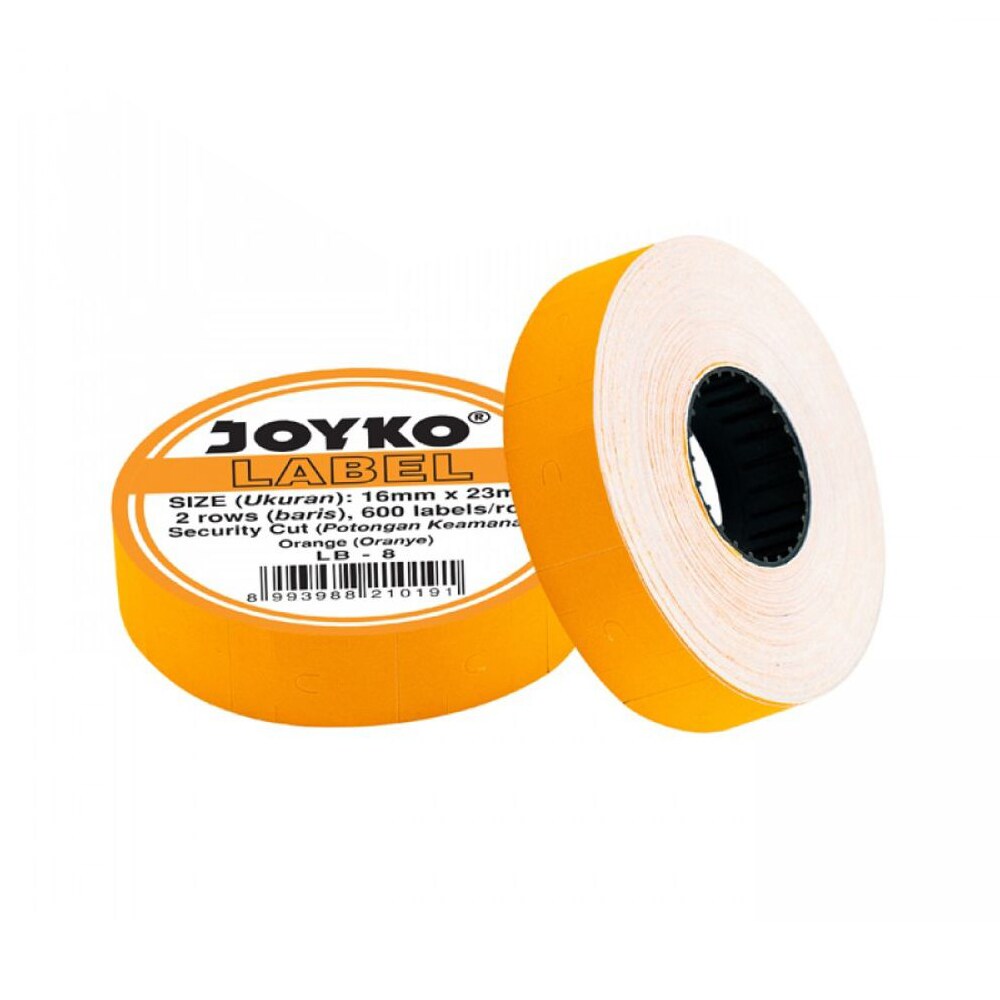 Beli Joyko Label LB-8 2 Lines Orange Flour 1pc | monotaro.id