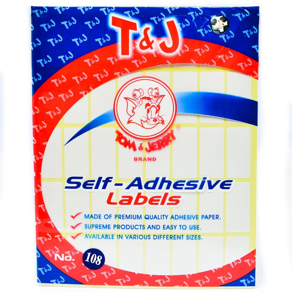 Beli Tom & Jerry Label Stiker No.108 18x38mm 1pack(25pcs ...