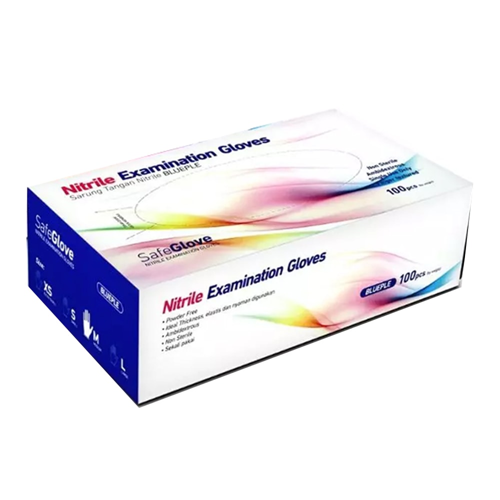 Non Sterile Kk Nitrile Gloves PROMEDIX P Nitrile Gloves, 4mil-100