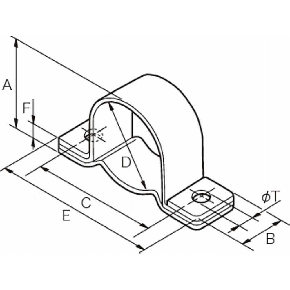 Miki pulley Rosta suspension unit clamp BK model BK-38 1pc