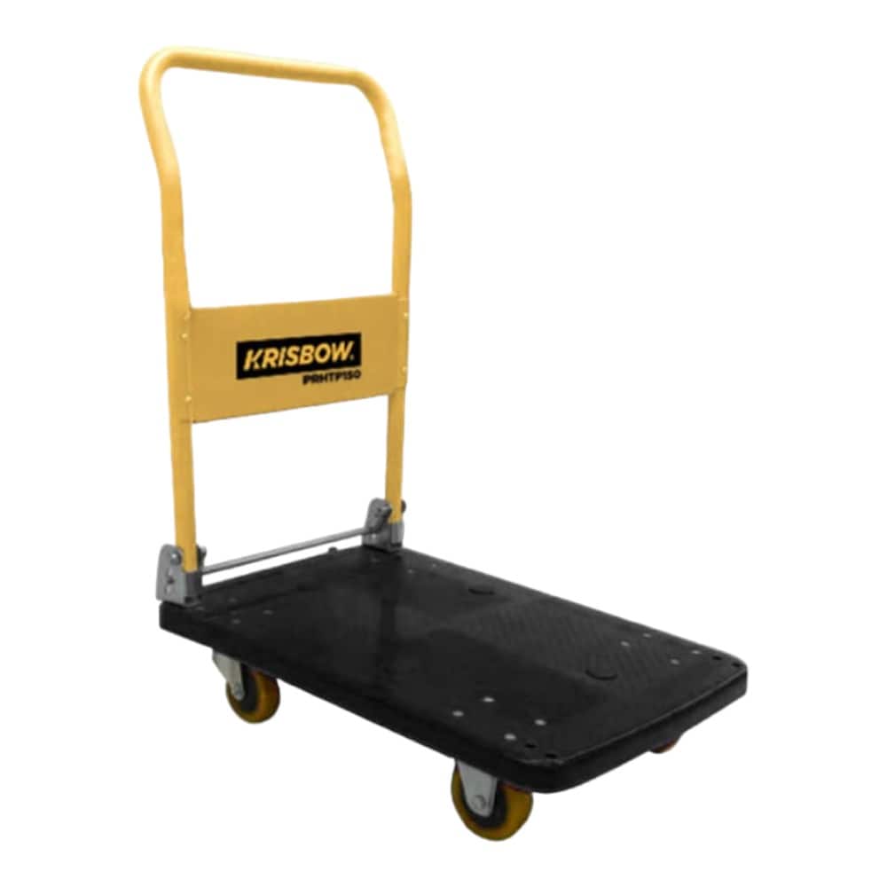 KRISBOW Trolley Platform (Troli Barang) 10100180 Plastic + Steel 300kg 1unit