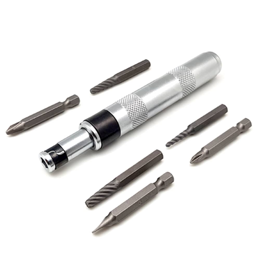TEKIRO Mini Impact Driver and Extractor SD-MI1691 1set(7pcs)