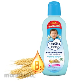 Beli Cussons Baby Hair Body Wash Mild Gentle 100ml 1carton