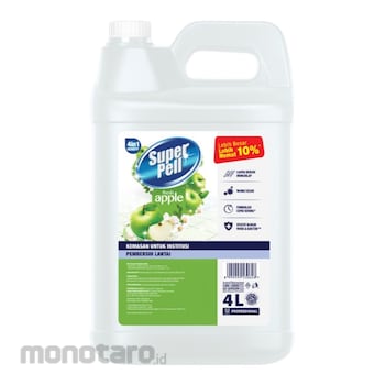 Super Pell Pembersih Lantai Pro Fresh Apple 4L 1pc