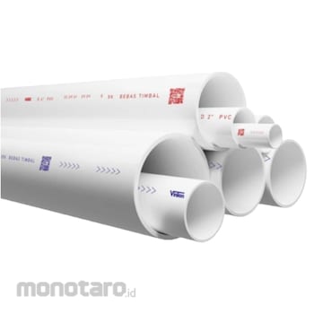Vinilon Pipa PVC 5/8inch x 4m 1pc Pipa PVC Putih