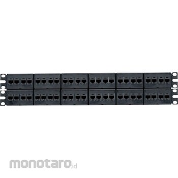 Panduit Category 5E Modular Patch Panel Kit 48 Ports CPPK48BLY Black 1pc
