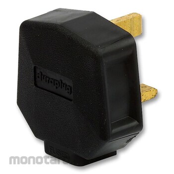 HONEYWELL Standard Mains Plugs PF133BLK AC Power Black 13A 1pc