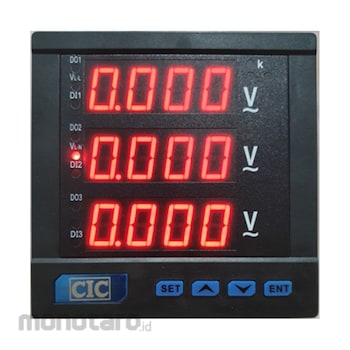 CIC Three Phase Volt Meter 1CCDV902 Class 0.5 0-450V 1pc