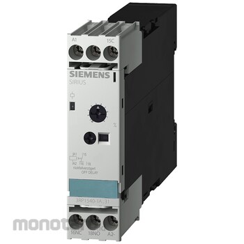 SIEMENS Timer Relay Off Delay 3RP1540-1AB31 0.5-1s 24V DC 1pc