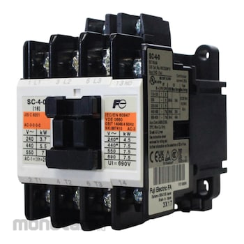 Fuji Electric Kontaktor Magnet Tipe Standar SC-4-0 AC220V