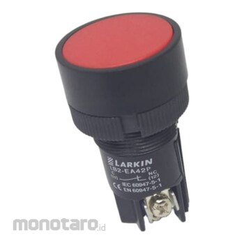 LARKIN Round Push Button LB2-EA42P 1NC Red 1pc