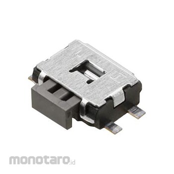 Panasonic Tactile Switches EVQPUJ02K SPST-NO, SMD, EVQPU, Side Actuated, Surface Mount, Rectangular Button 160gf 1pc
