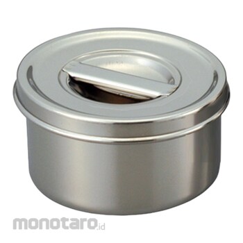 AS ONE Pot Round Stainless Steel with Grip 10cm 1pc