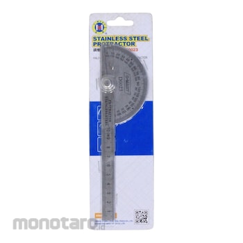 C-Mart Stainless Steel Protractor D0023 4inch 1pc