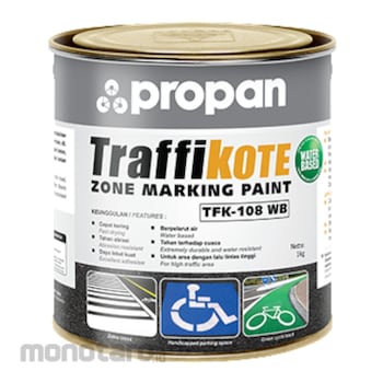 PROPAN Cat Jalan Traffikote Roadline Marking Paint TFK - 108 WB Green 2.5kg 1pc