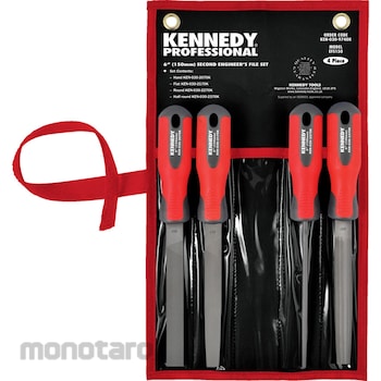 Kennedy Engineer S File Set with Fitted Handles (Set Kikir)