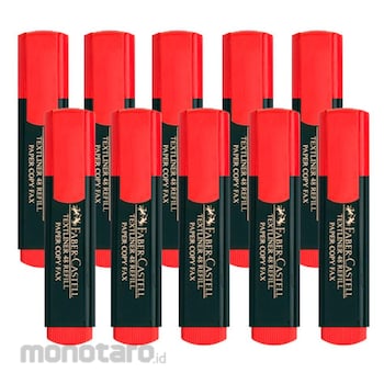 Beli Faber Castell Stabilo Textliner 48 (Highlighter) Red 1pack