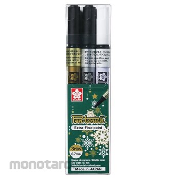 SAKURA COLOR PRODUCTS Set Spidol Pen Touch Extra Fine Point Isi Set  1set(3pcs)