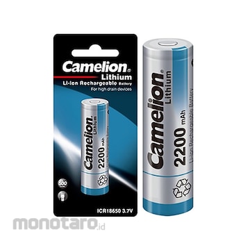 Camelion Lithium Battery (Baterai) Li-Ion ICR18650 1pc