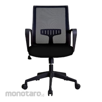 HighPoint Kursi Kantor NBK Seri NBK301 Black 50x70x110cm 1unit