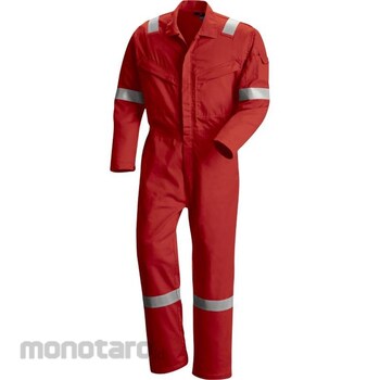 red long sleeve coverall