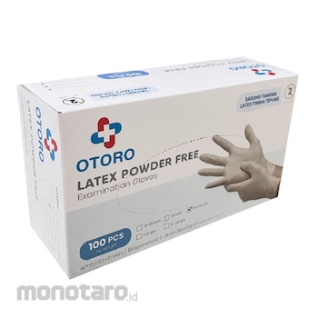 Beli Otoro Latex Powder Free Gloves Large 1pack(100pcs)