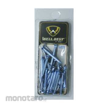 WELLBEST Concrete Nail (Paku Beton) White 1.1/2inch 1pack(25pcs)