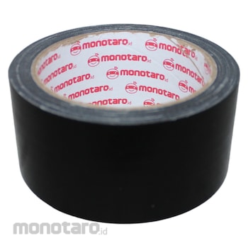 monotaro.id Lakban Kain 2inch (Selotip) Black 48mmx12m 1roll