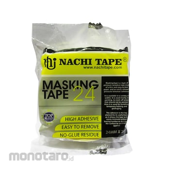 NACHI TAPE Lakban Kertas (Selotip) 24mmx20yard 1pc