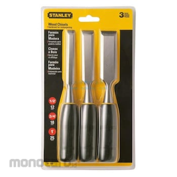 STANLEY Wood Chisel Set 16-089 13, 19, 25mm 1set(3pcs)