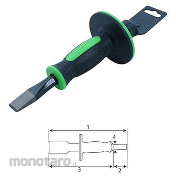 TEKIRO Pahat Beton Pipih GT-FC1835