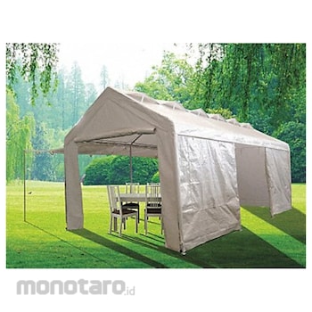 Non Brand Canopy, Tent and Temporary Structure 31EW43 Heavy Duty Shelter,  UV Polyethylene 20 Ft L X 10 W 1pc
