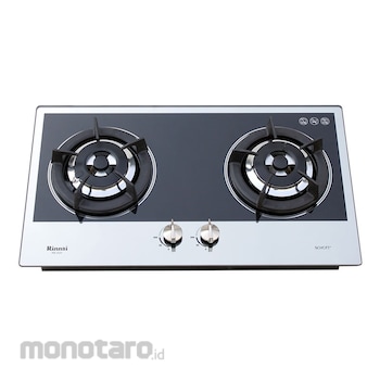 Rinnai Build In Hob 2 Tungku Glass RB2GHCMB Black 1pc