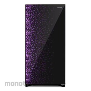 Sharp Kulkas Shine Magneglas Series SJ-X165MG-GB Geometric Blue 1unit