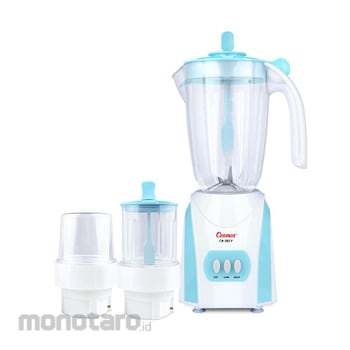 Cosmos Big Capacity Blender with Dual Shape Blade CB 282 P Blue 2L 1unit