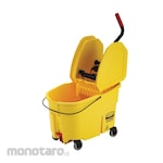 Rubbermaid Wavebrake Down Press Bucket And Wringer (Ember Pemeras Pel)