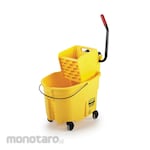 Rubbermaid Wavebrake Side Press Bucket And Wringer (Ember Pemeras Pel)