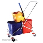TERA Double Bucket Side Press Mop Wringer