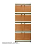 CLUB Plastic Cabinet Wood Summer (Lemari Plastik)