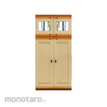 CLUB Wood Summer Mirror Lemari Gantung Plastik