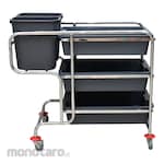 KRISBOW Large Dirty Dish Trolley (Troli Piring Kotor Besar)