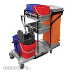 KRISBOW Troli Janitor Multifungsi