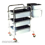 TERA Dish Collector Trolley with Garbage Bin