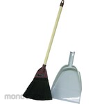 NIHON CLEAN-TECH Broom and Dustpan Fiber Hybrid Set (Pengki+Sapu)
