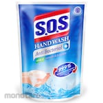SOS Sabun Cuci Tangan Antibakteri Pouch Fruity Mint 400ml 1pc
