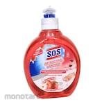 SOS Sabun Cuci Tangan Pump Strawberry Floral 400ml 1pc